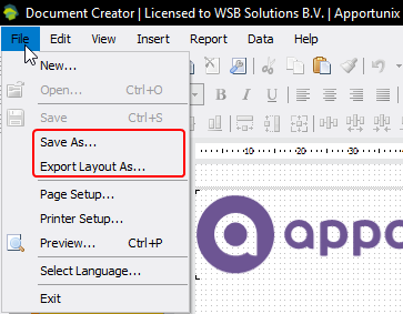 layout-export-profile